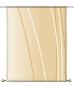 Preview: Linea gold dark rechts, Scheibenhänger eckig